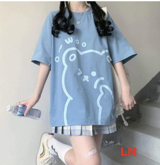 FREESHIPMAX-Áo phông gấu WOO LN11