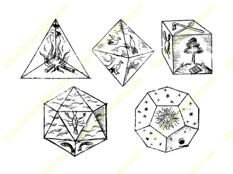 ORGONITE TỨ DIỆN KHỐI ĐỀU HỎA LIỆU PHÁP