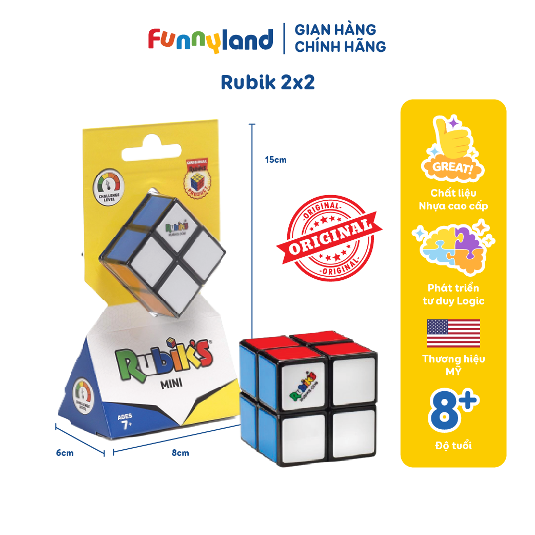 Đồ chơi Rubik 2x2 Spinmaster Rubik's - Funnyland