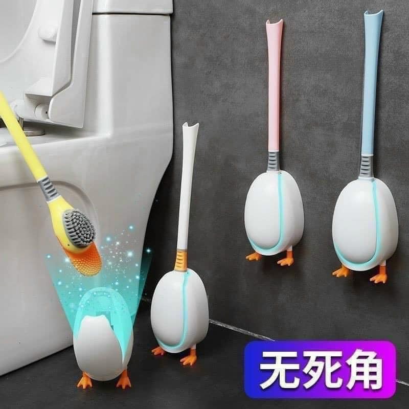 Cọ vệ sinh tolet con vịt cute phô mai que