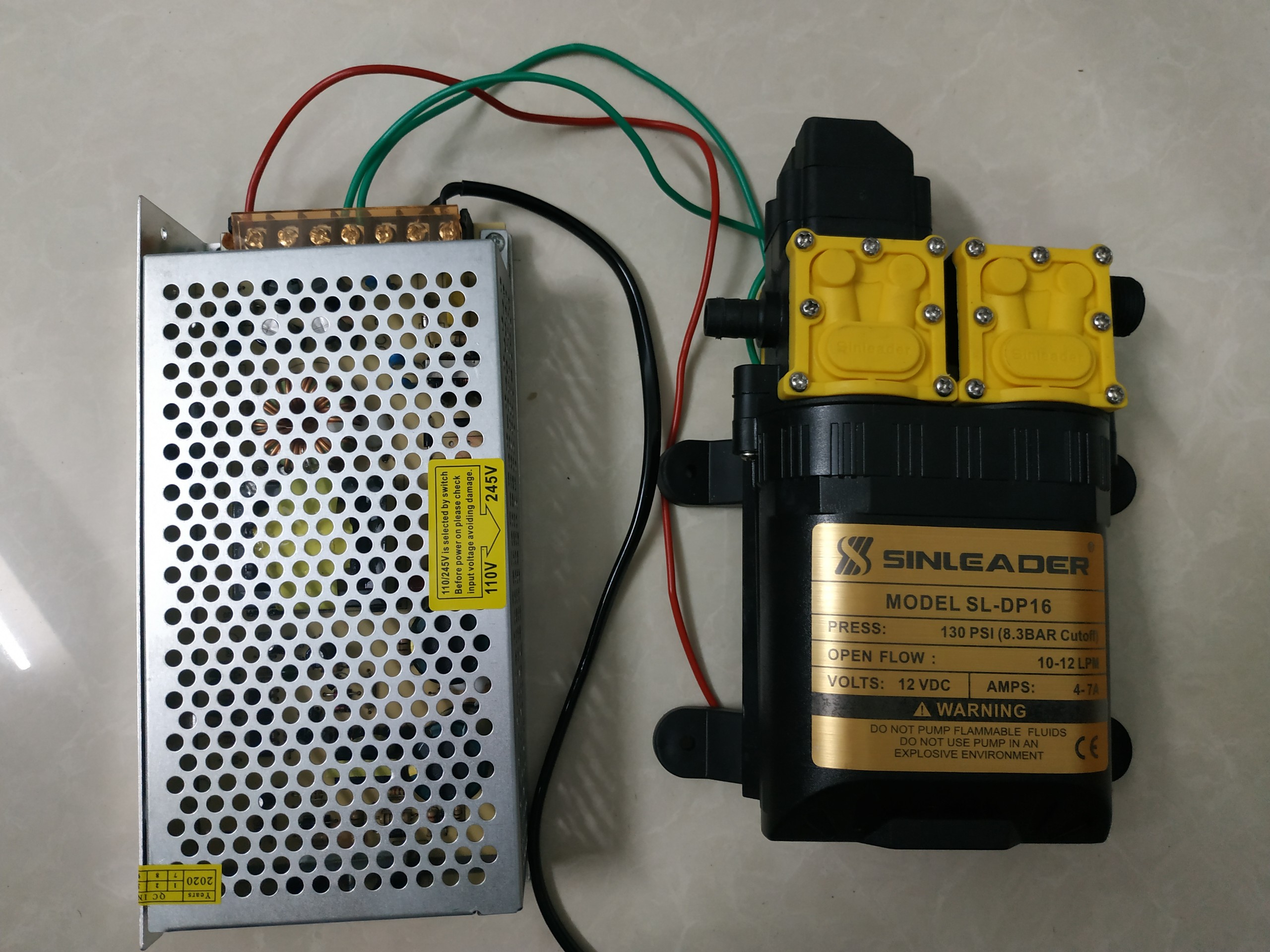 [BẢO HÀNH 6 THÁNG] Nguồn tổ ong 12V 10A. nguồn bơm mini đôi