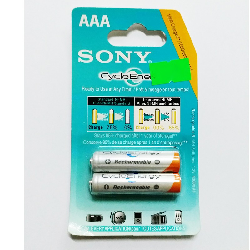 [HCM]PIN SẠC SONY AAA NHỎ - 1 VỈ 2 VIÊN