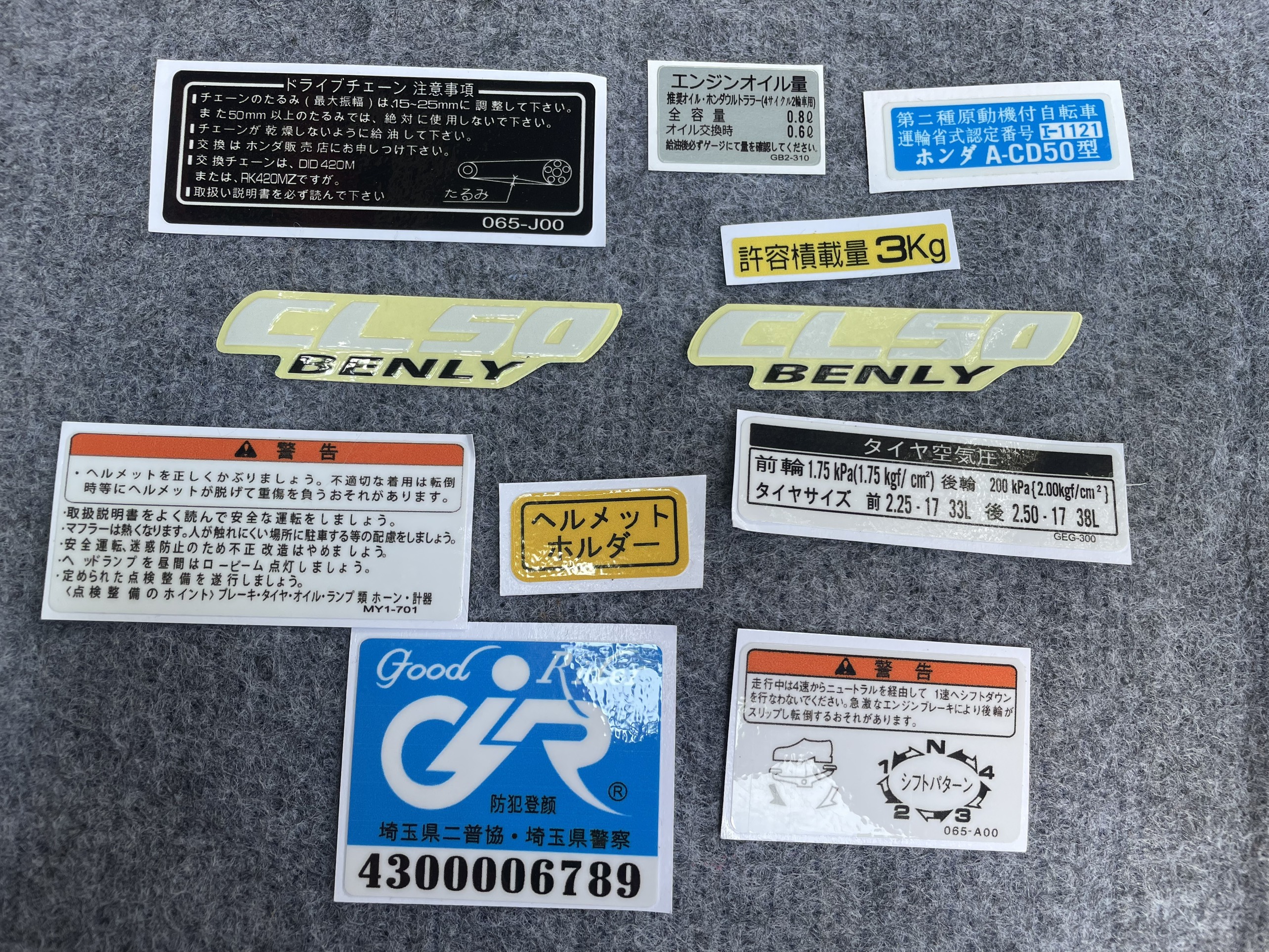 Tem dán full xe cho các dòng xe 67, 68, CD, CL, SS50....