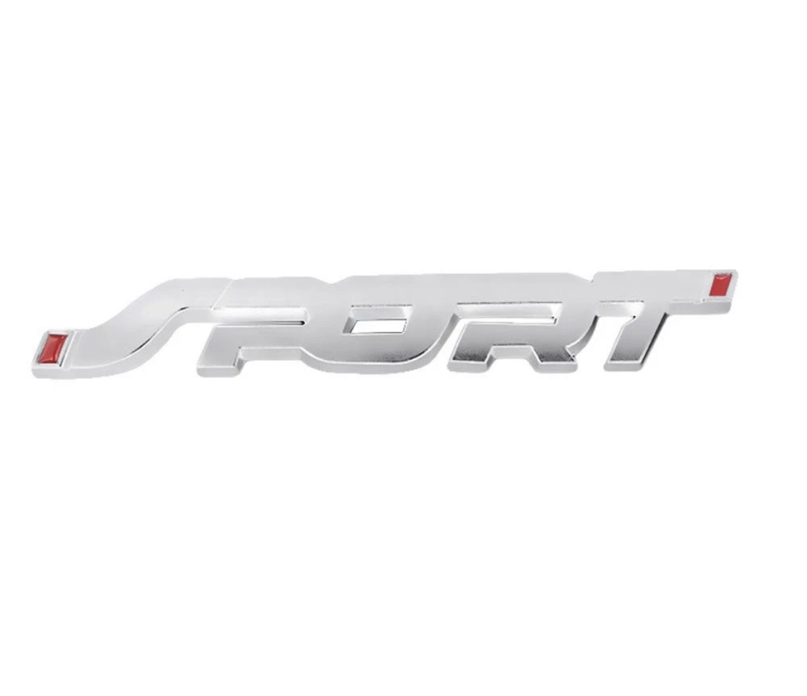 Hình dán 3D chữ SPORT trang trí xe hơi