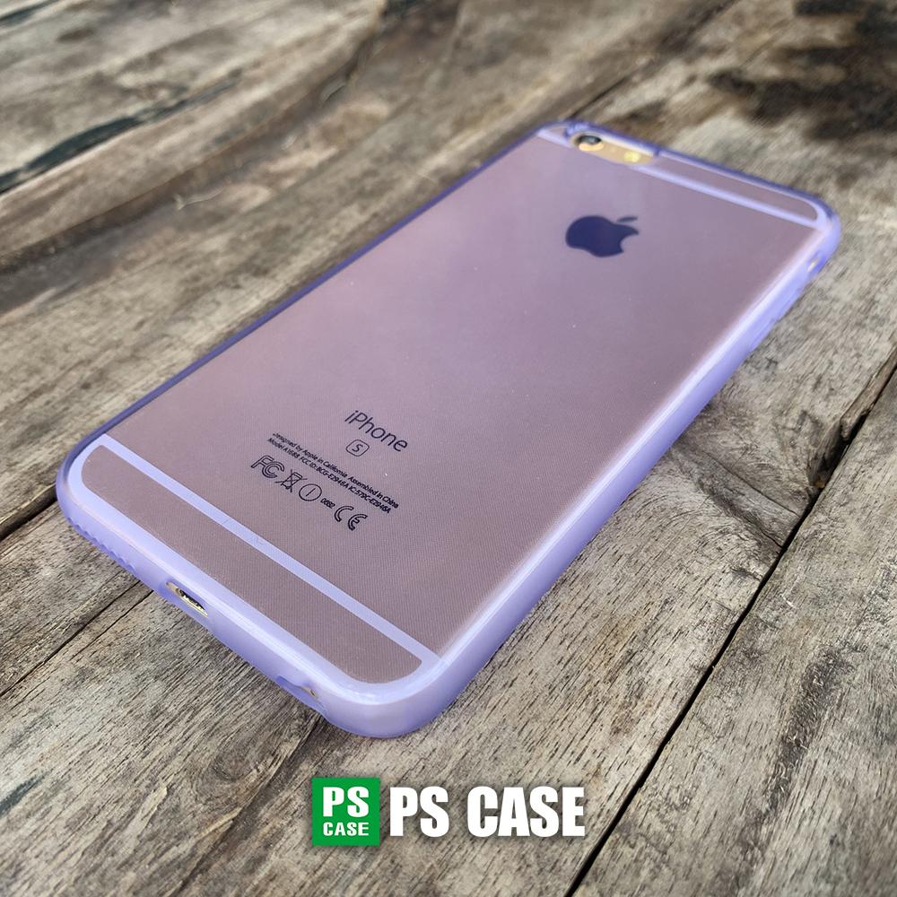 Ốp lưng dẻo tím mờ chống sốc cao cấp dành cho iPhone 6 / iPhone 6s - PS Case phân phối