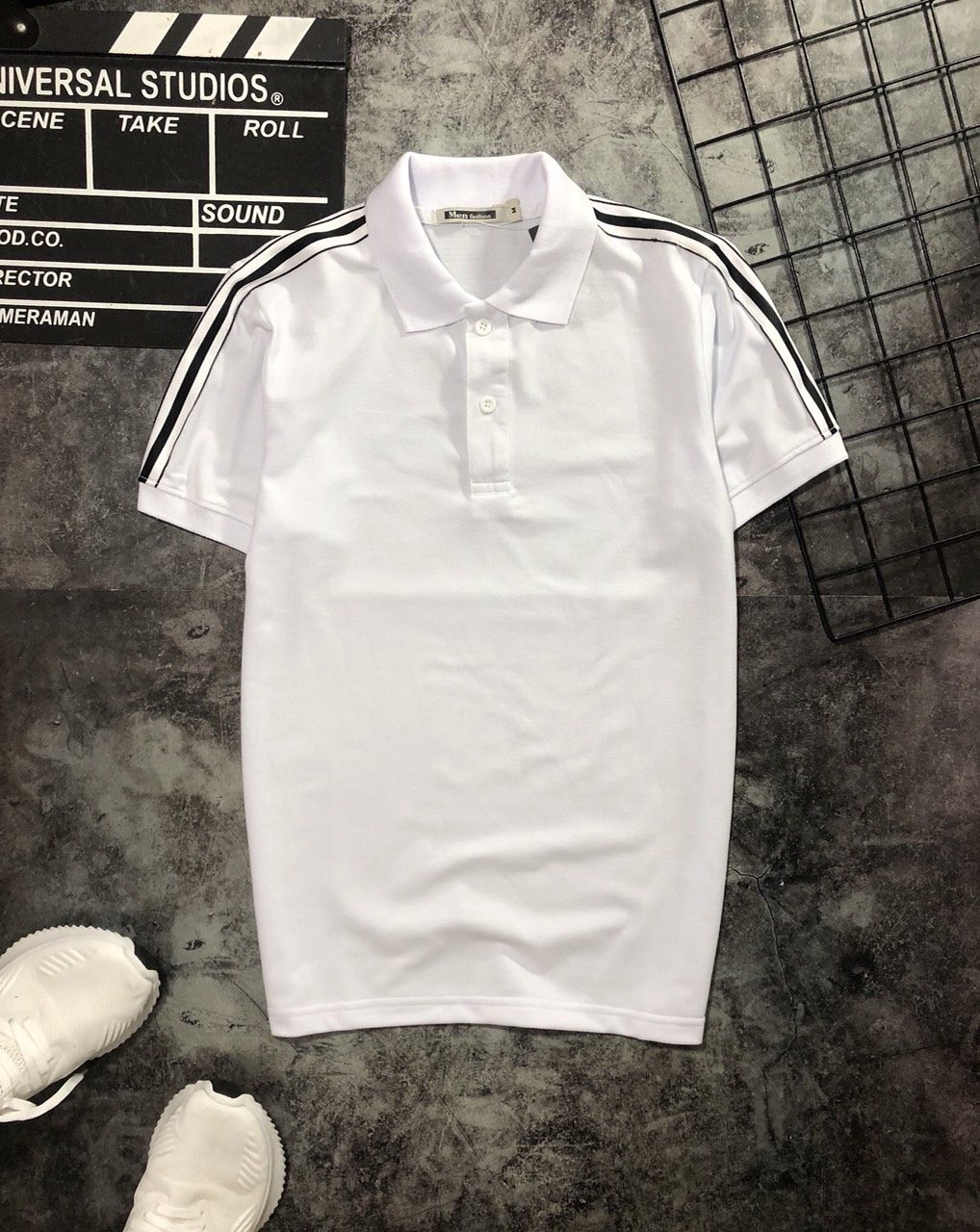 Thun cổ bẻ viền vai cao cấp - có size lớn