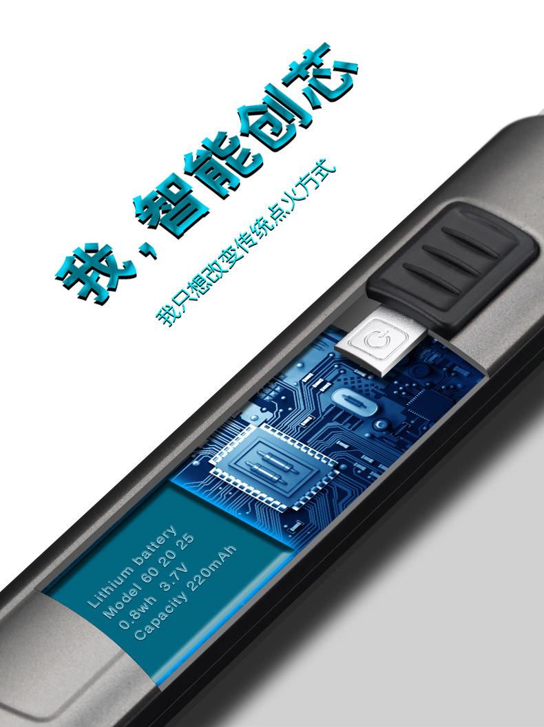Euro Quality - BẬT LỬA ĐIỆN 360 ĐỘ SẠC USB
