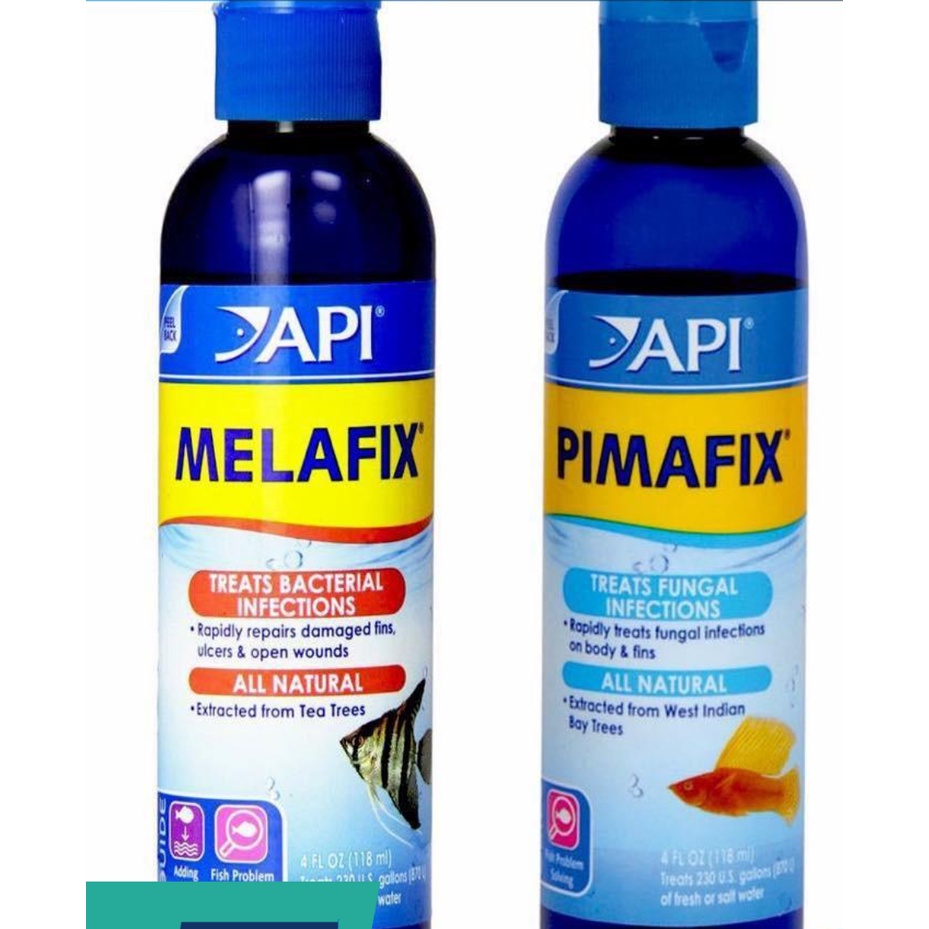 API melafix cham sóc cá cảnh và pimafix hang chiết lẽ 100ml