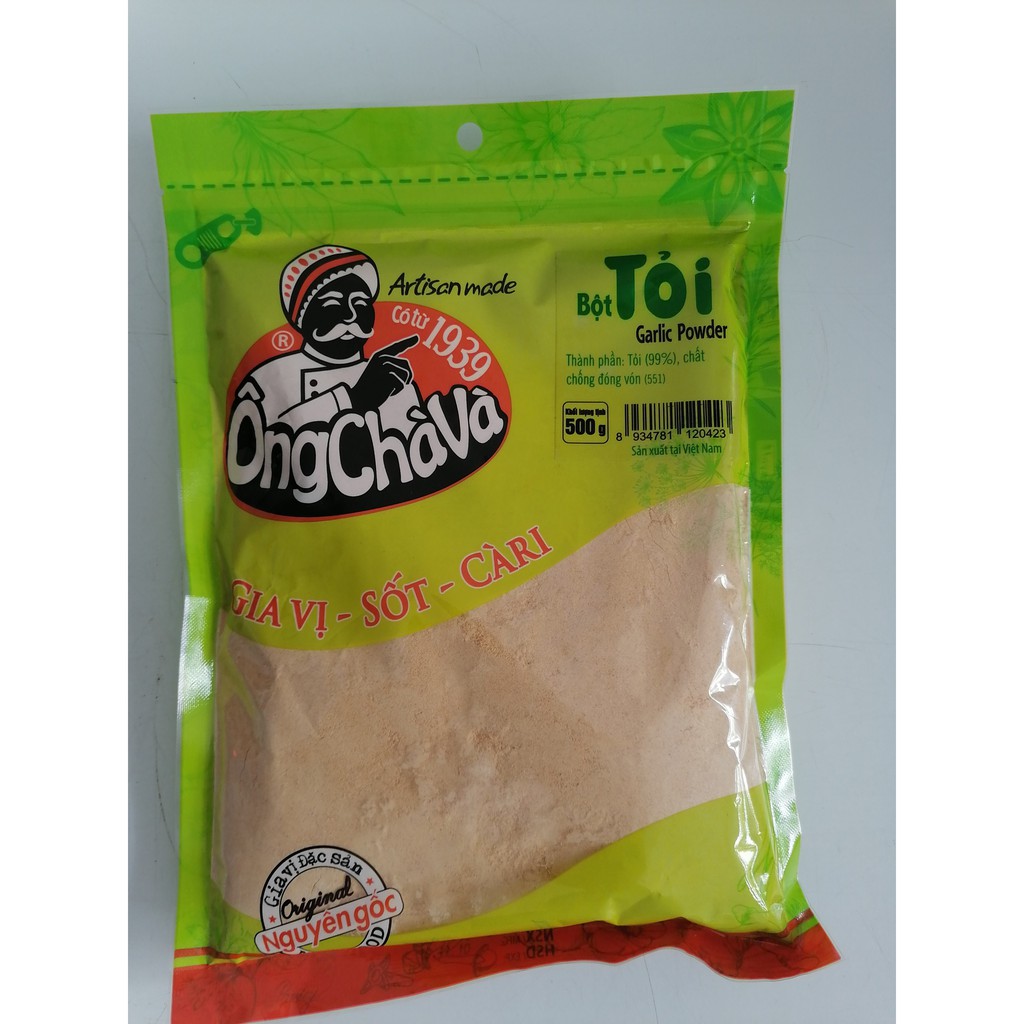 500g bột tỏi nguyên chất