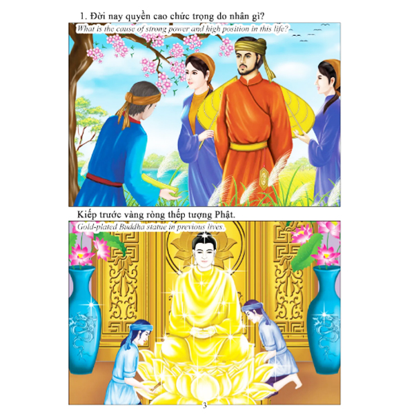 Sách - Truyện Tranh Nhân Quả ( In Màu Song Ngữ )