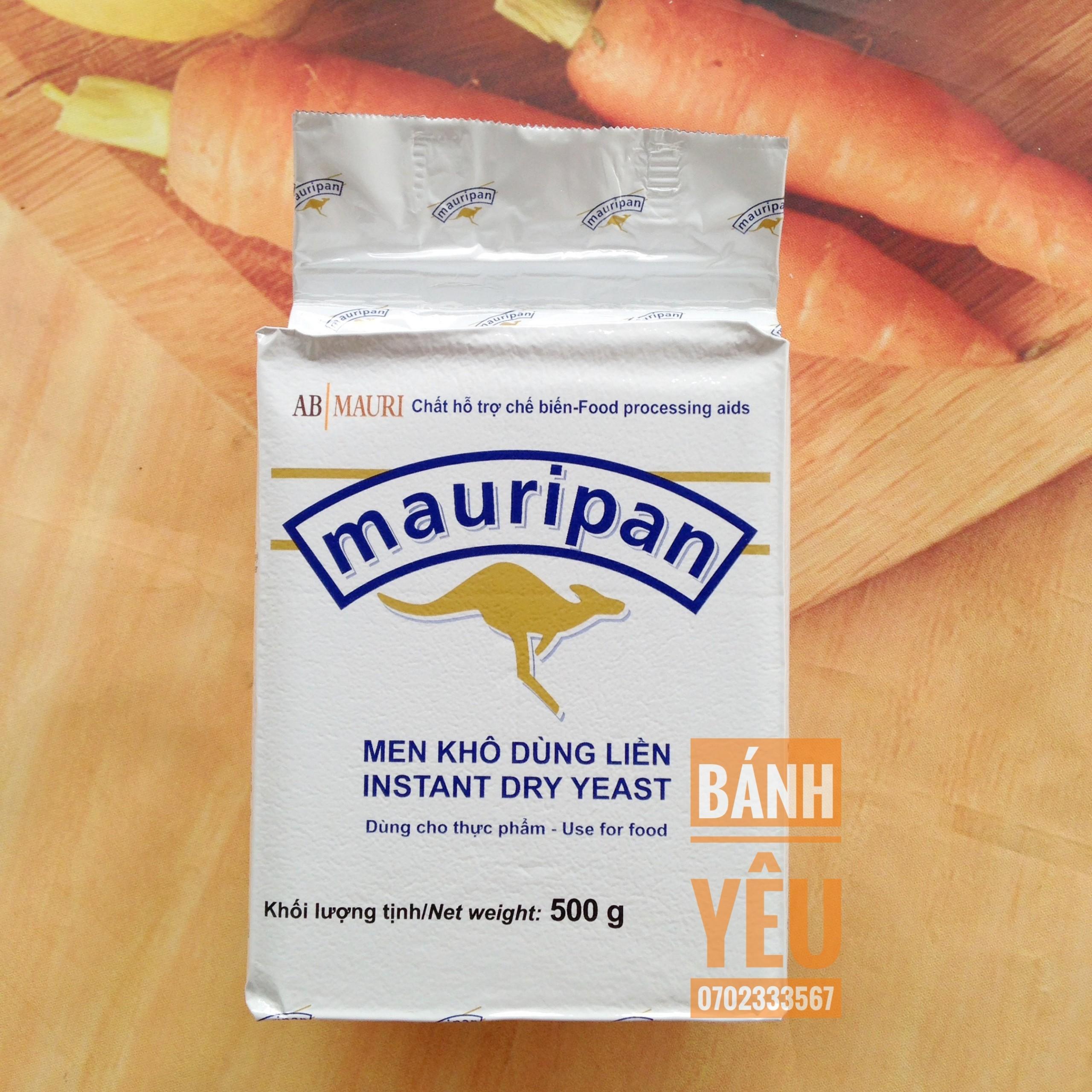 Men ngọt Mauripan 500g làm bánh mì ngọt dễ sử dụng lên men tốt không cần kích hoạt