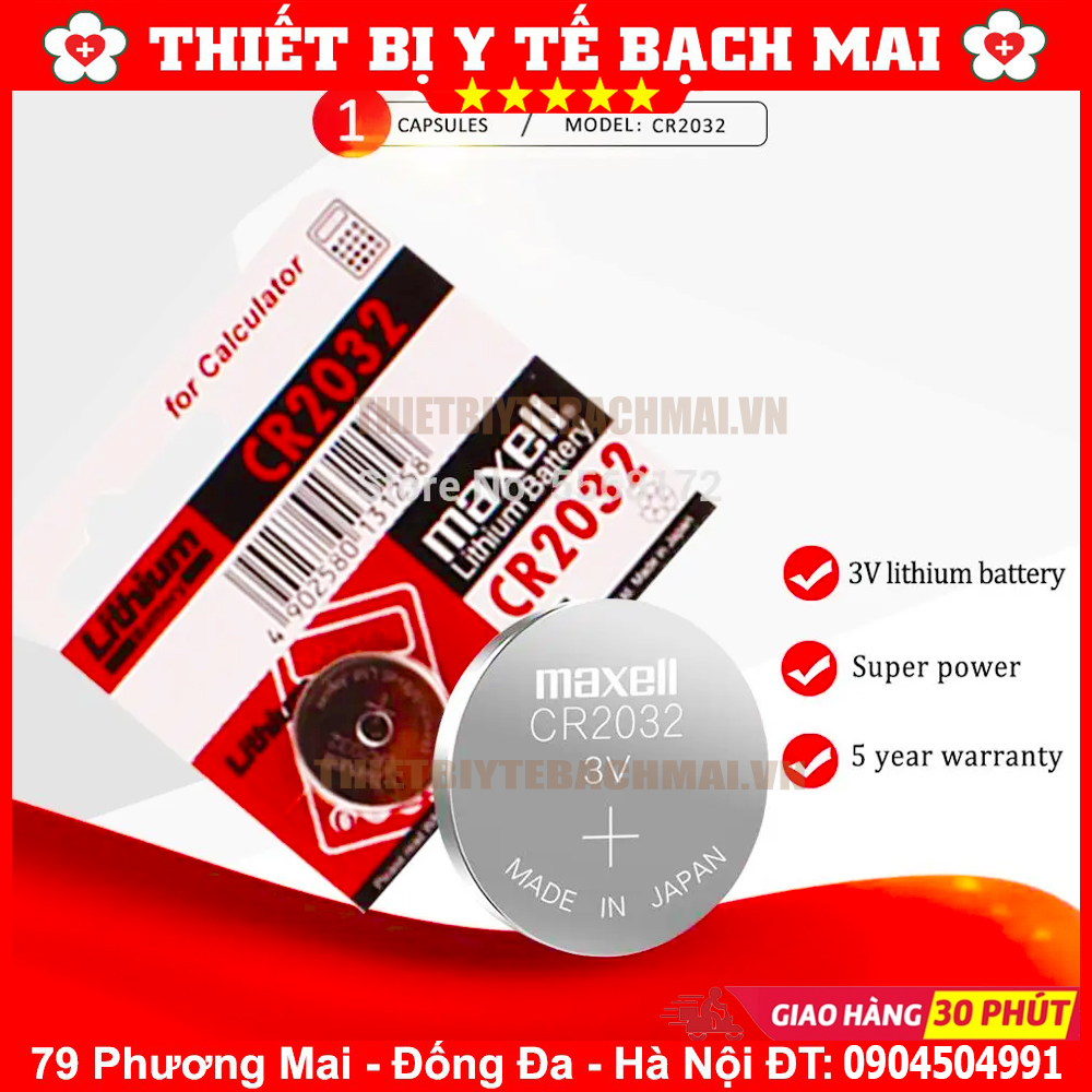 Pin Dành Cho Các Loại Máy Điện Tử Maxell CR2032