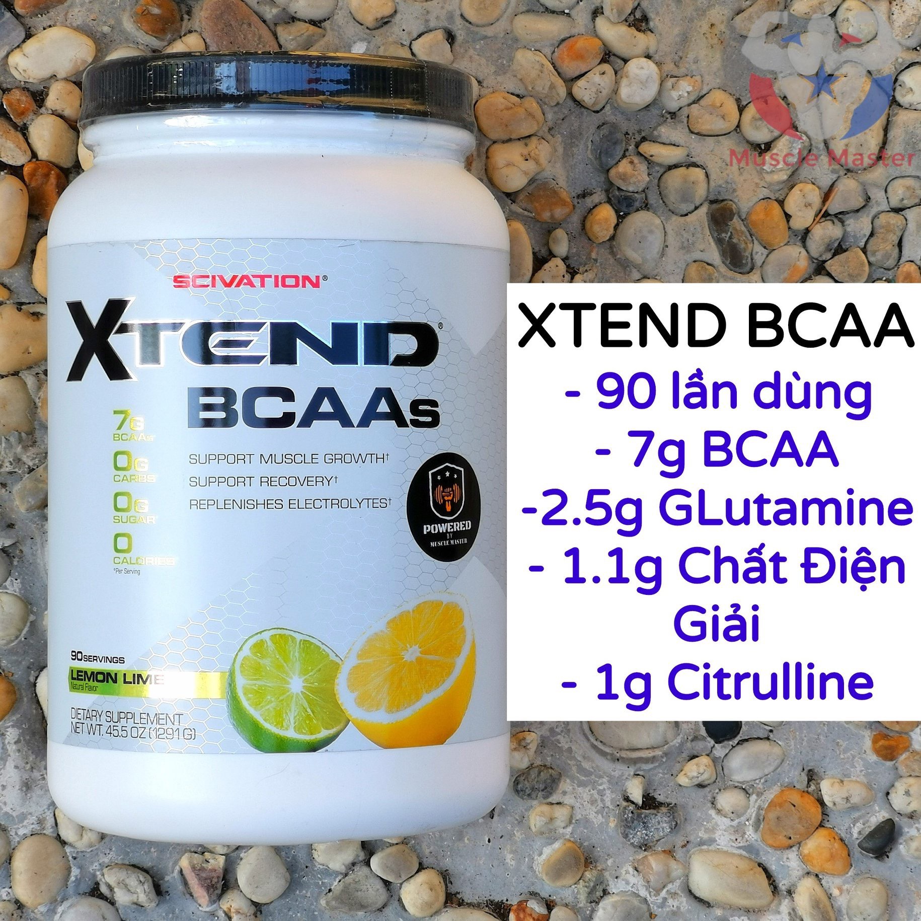XTEND BCAA 90 lần dùng. PHỤC HỒI PHÁT TRIỂN CƠ BẮP