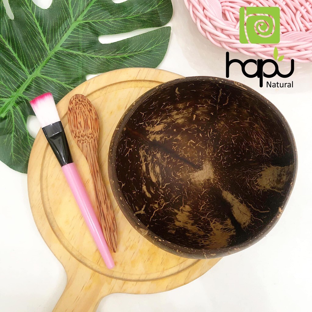 Bộ Gáo Dừa 3 Món Dụng Cụ Đắp Mặt Hapuganic