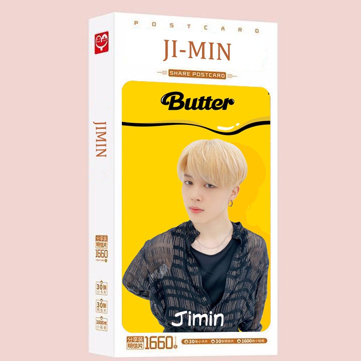 Hộp ảnh postcard BTS Butter và các thành viên