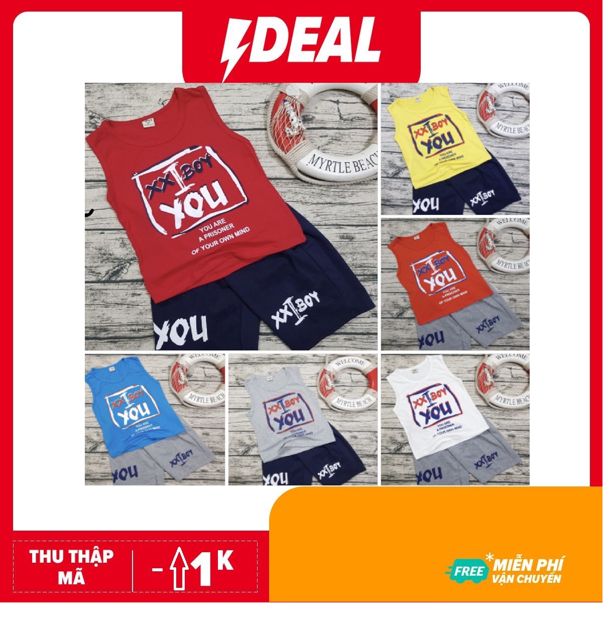 Đồ bộ bé trai size đại từ 21kg - 38kg