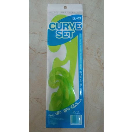 Thước vẽ đường cong, Parabol, cắt rập WInq QL-03