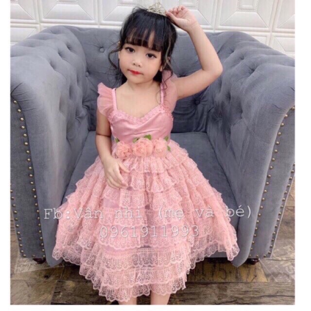 💥💥 Xả váy công chúa nhiều tầng dễ thương cho bé
