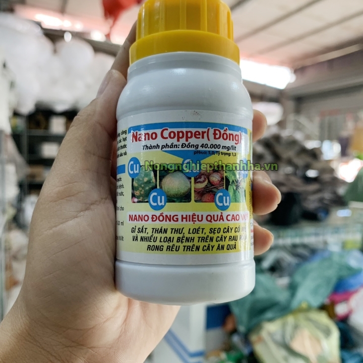 Phân bón vi lượng rễ Siêu Đồng Nano Copper - 100 ml