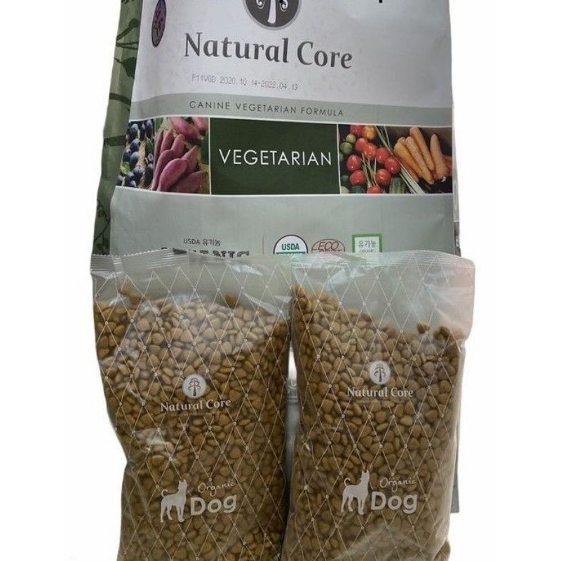 Natural Core hạt rau củ thuần chay cho chó 1kg - 6kg