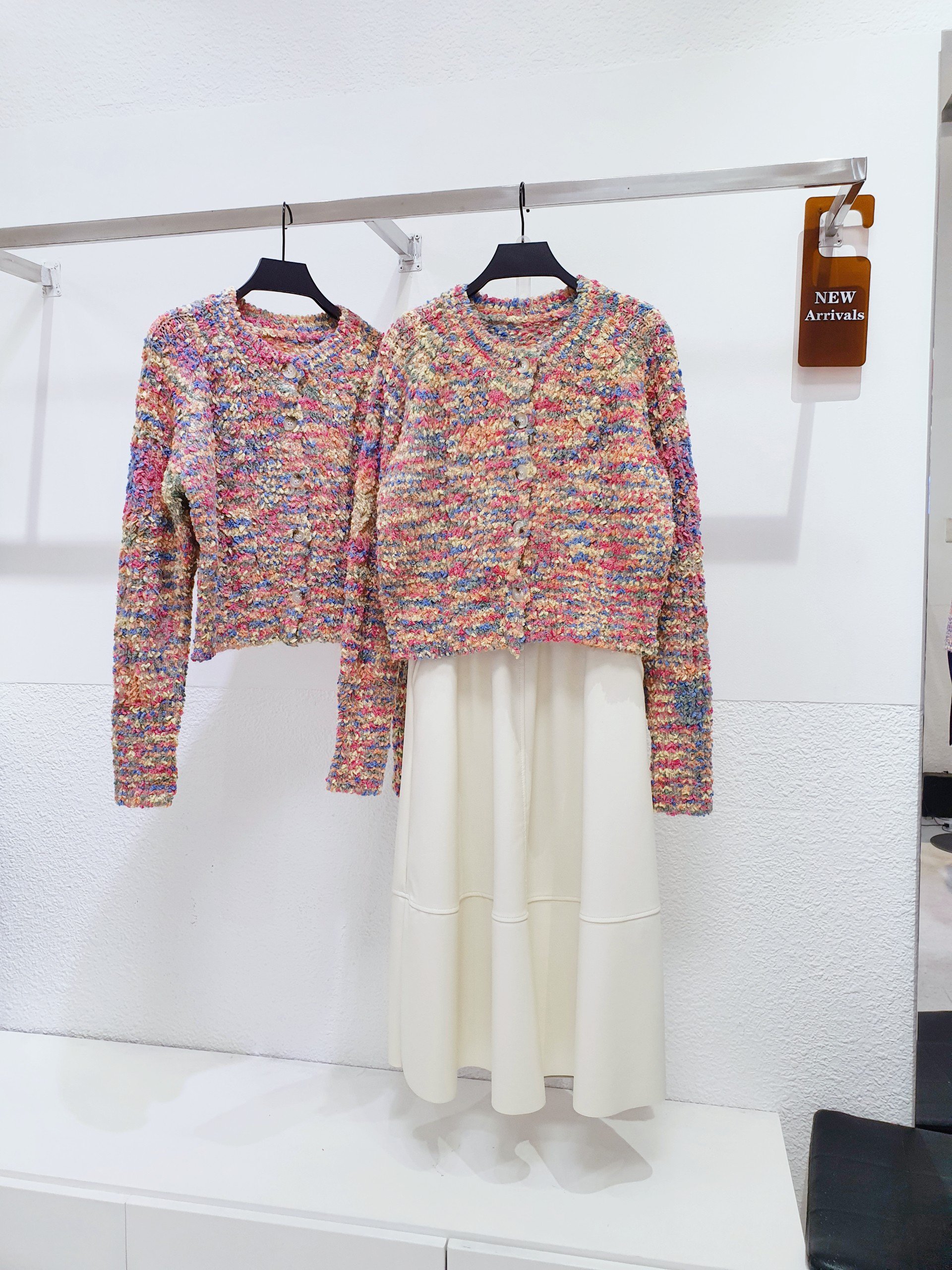 AfterBefore | Áo Cardigan đốm 2 màu