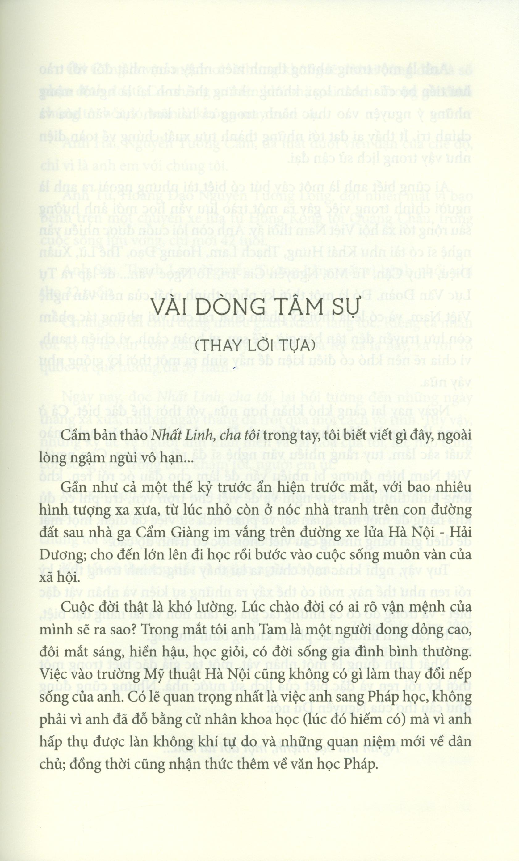 Nhất Linh Cha Tôi