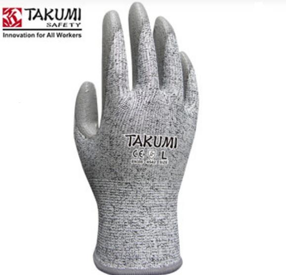 Găng tay bảo hộ chống cắt takumi pu 775