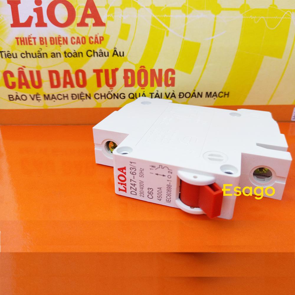 [HCM][63A] Cầu dao tự động (APTOMAT) LiOA 63A loại 1 cực