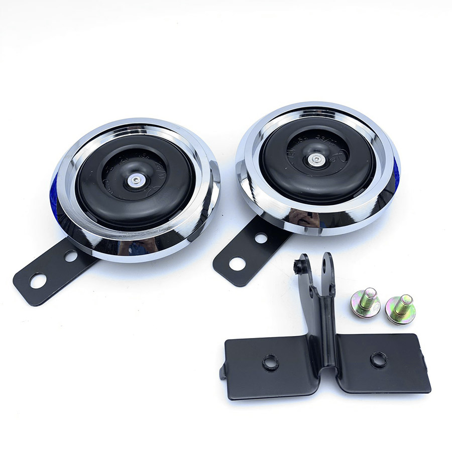 Kèn Xe Máy Hình Tròn 12V Độ Chế, Trang Trí Xe
