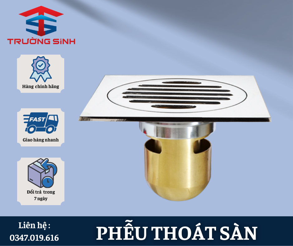 Phễu thoát sàn chống hôi