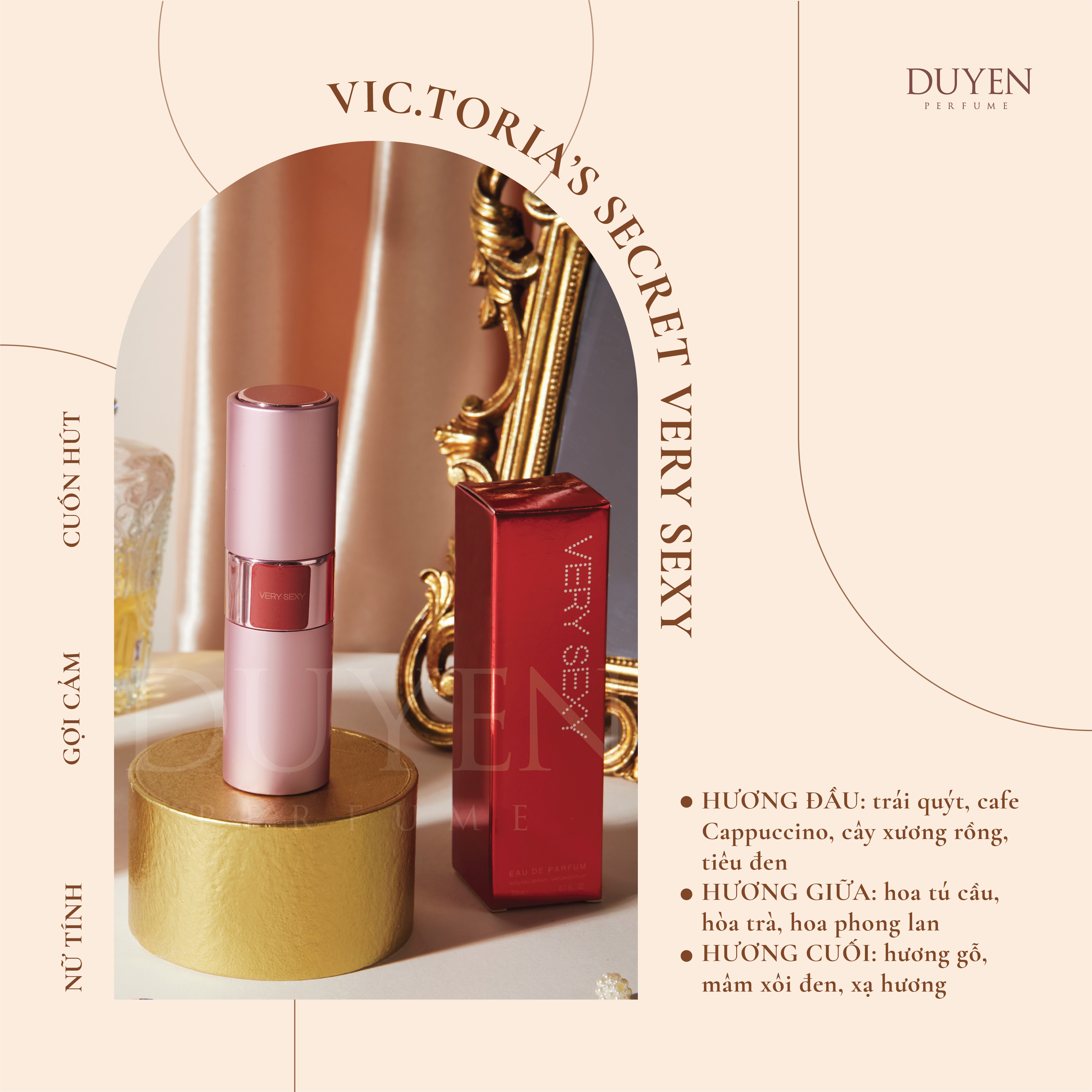 Nước hoa Nữ VIC VERY SEXY Tươi mát duyenperfume