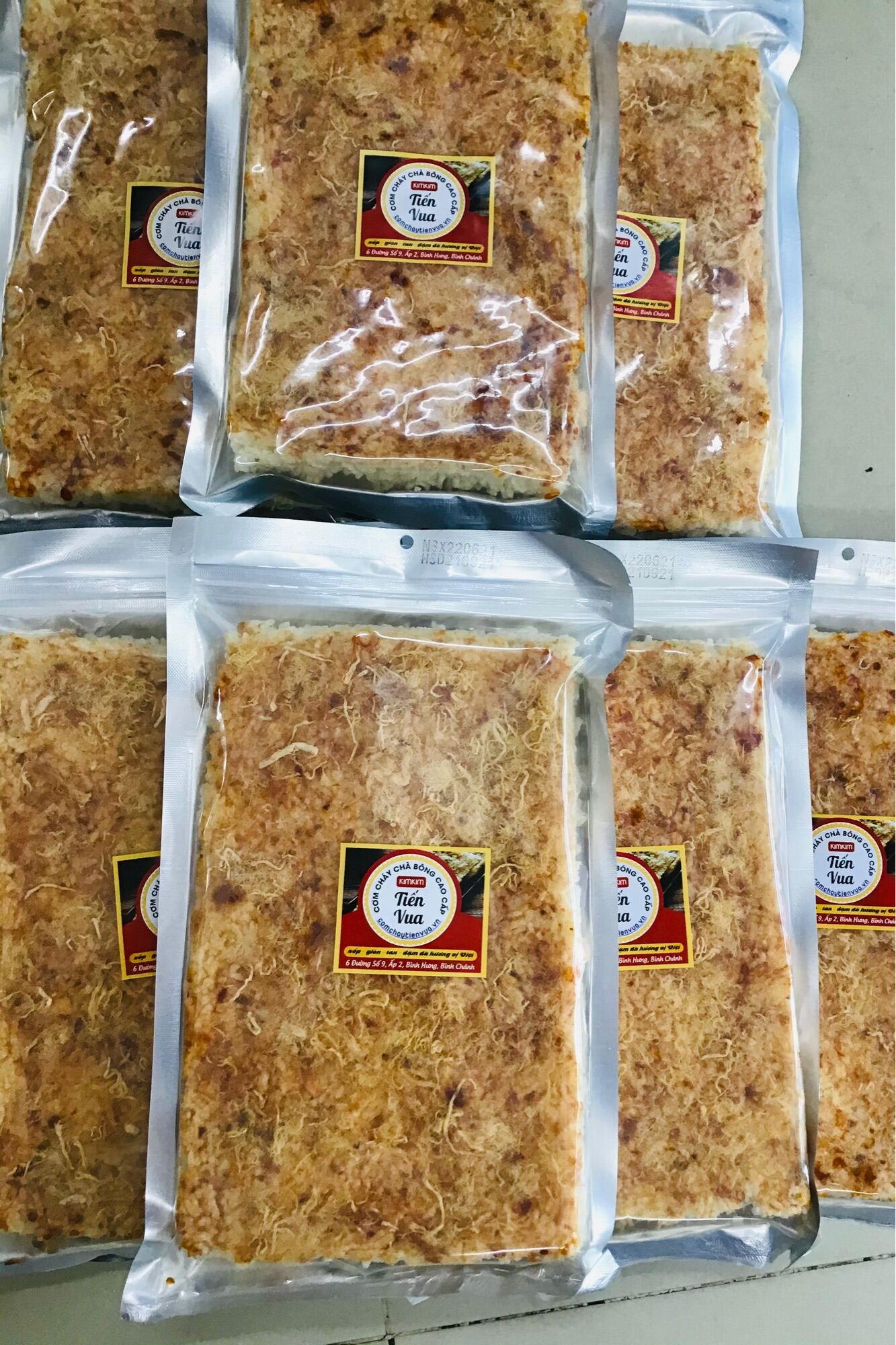 (COMBO SỈ SỈ )10 Gói cơm cháy chà bông loại 1 (180g /1 gói zipper)