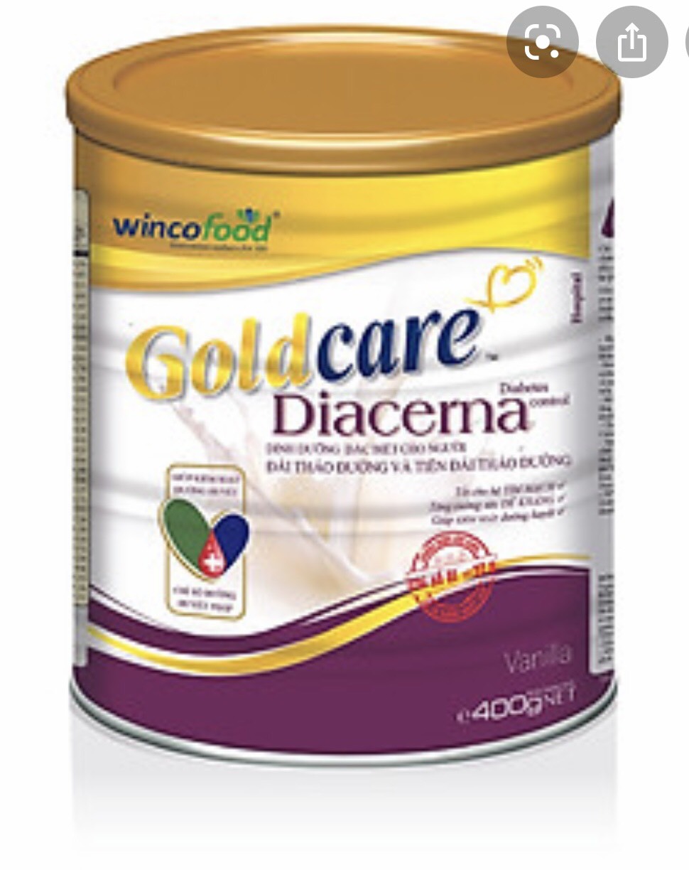 (giá rẻ)- Sữa bột Gold care Diacerna đái tháo đường 900g
