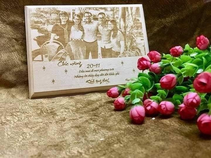 [HCM]Tranh gỗ khắc laser quà tặng sinh nhật  tranh treo tường để bàn