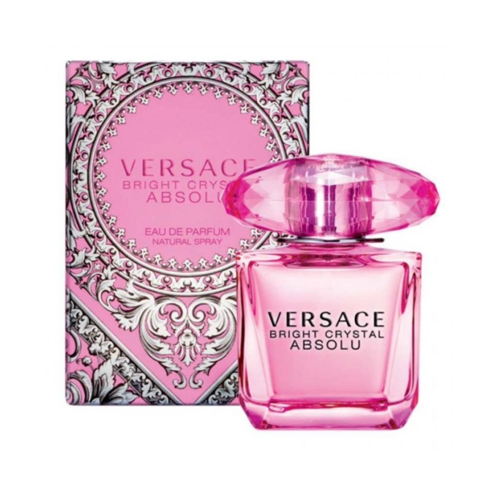 Nước Hoa nữ Mini Versace Bright Crystal Absolu EDP 5ml (Hồng Đậm)