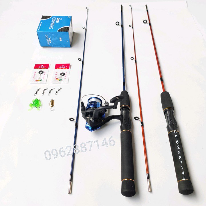 bộ cần câu lure GWW tải cá lớn