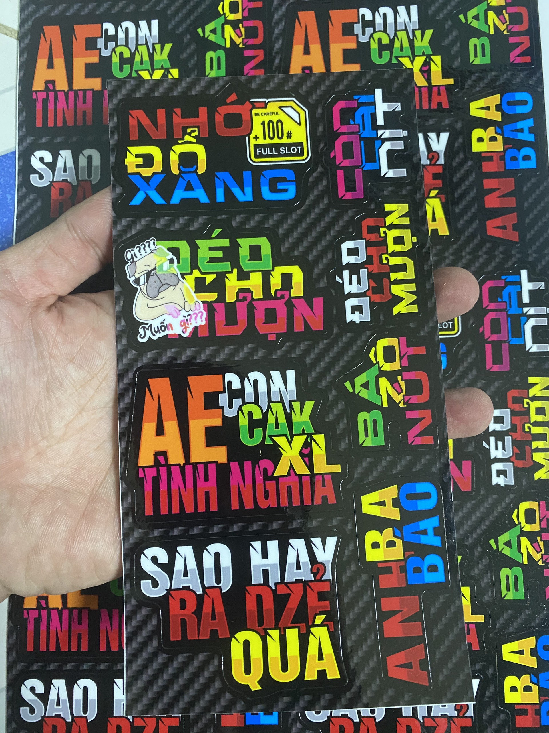 SÉT LOGO 10X19 SAO HAY RA DZE