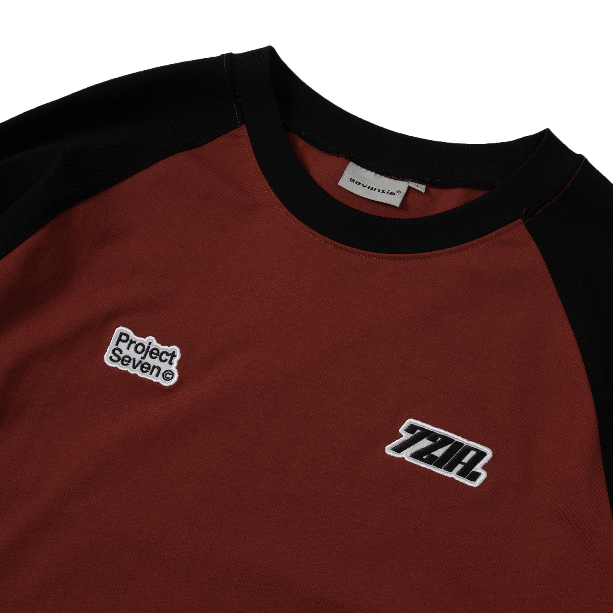 Áo thun 7ZIA form rộng tay raglan / ProjectSeven - 2 màu