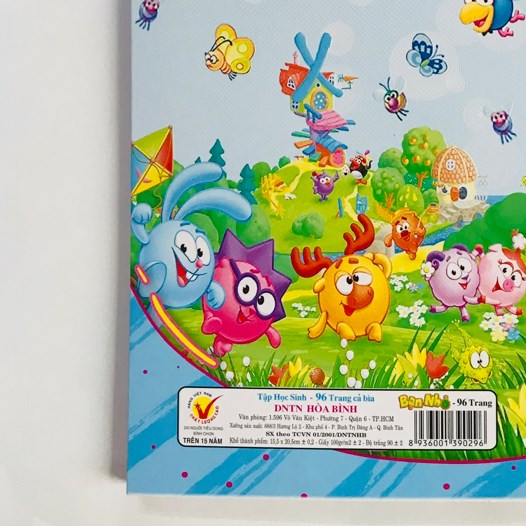 Tập Bạn Nhỏ Hòa Bình 4- 5 ÔLy (Định Lượng 100gsm; Lốc 10 Quyển)
