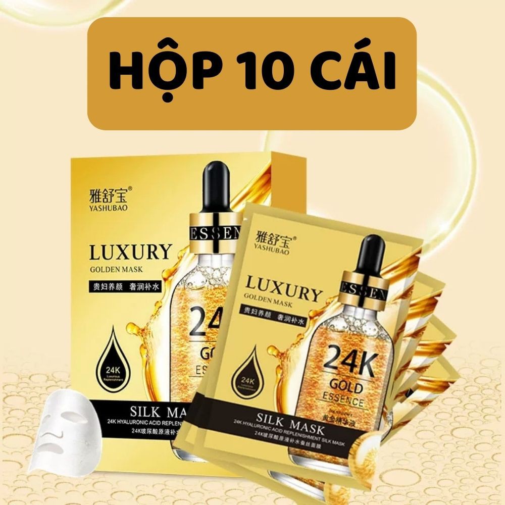 Mặt nạ 24K Luxury LiKeYa ( 10 Miếng/ Hộp)
