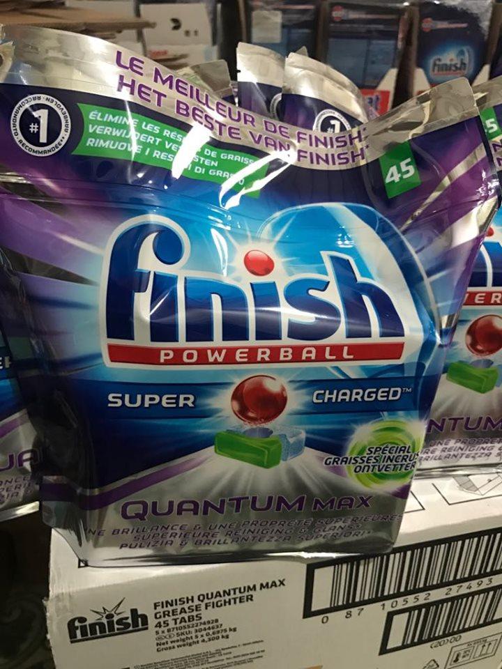 Viên rửa chén Finish quantum 72 tabs