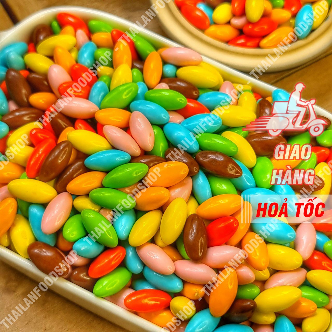 Kẹo Nhộng Socola - Lon 500Gr