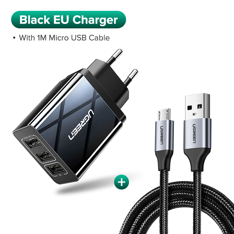 UGREEN USB Charger for iPhone 15 14 13 12 Phone Charger for Samsung Xiaomi Huawei Fast Wall Charger EU Adapter Mobile Phone Charger