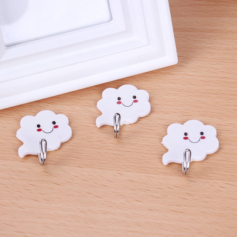 BỘ 3 MÓC TREO ĐỒ HÌNH ĐÁM MÂY DỄ THƯƠNG