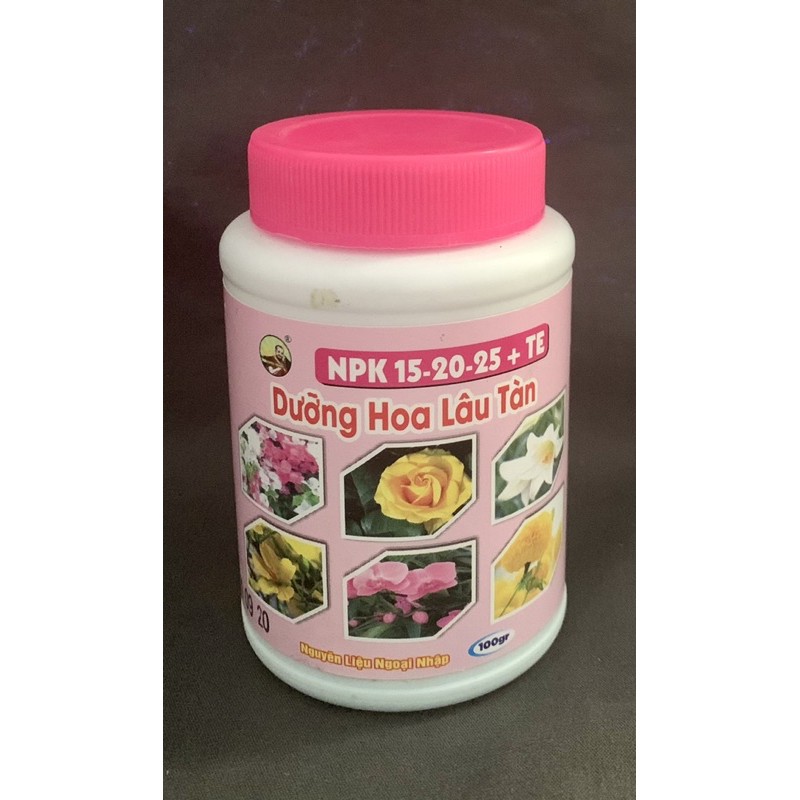 Dưỡng hoa lâu tàn 100g - hoa hồng - hoa lan - giữ cho hoa lâu tàn
