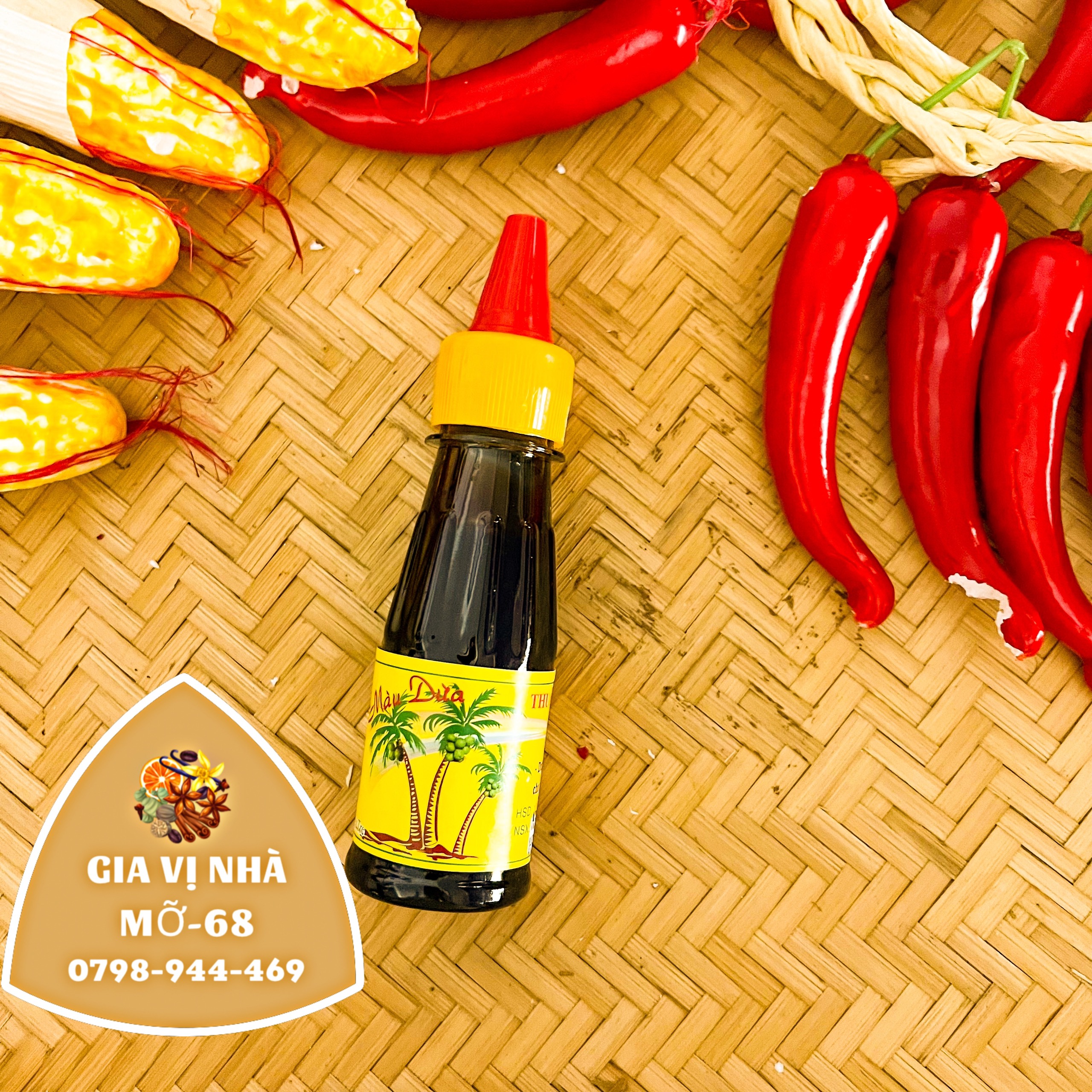 Nước màu dừa bến tre thuận thành - chai 100ml