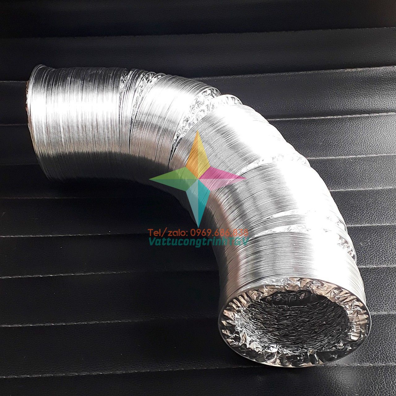 Ống gió bạc chịu  nhiệt TGV Đường kính 300mm x 8M