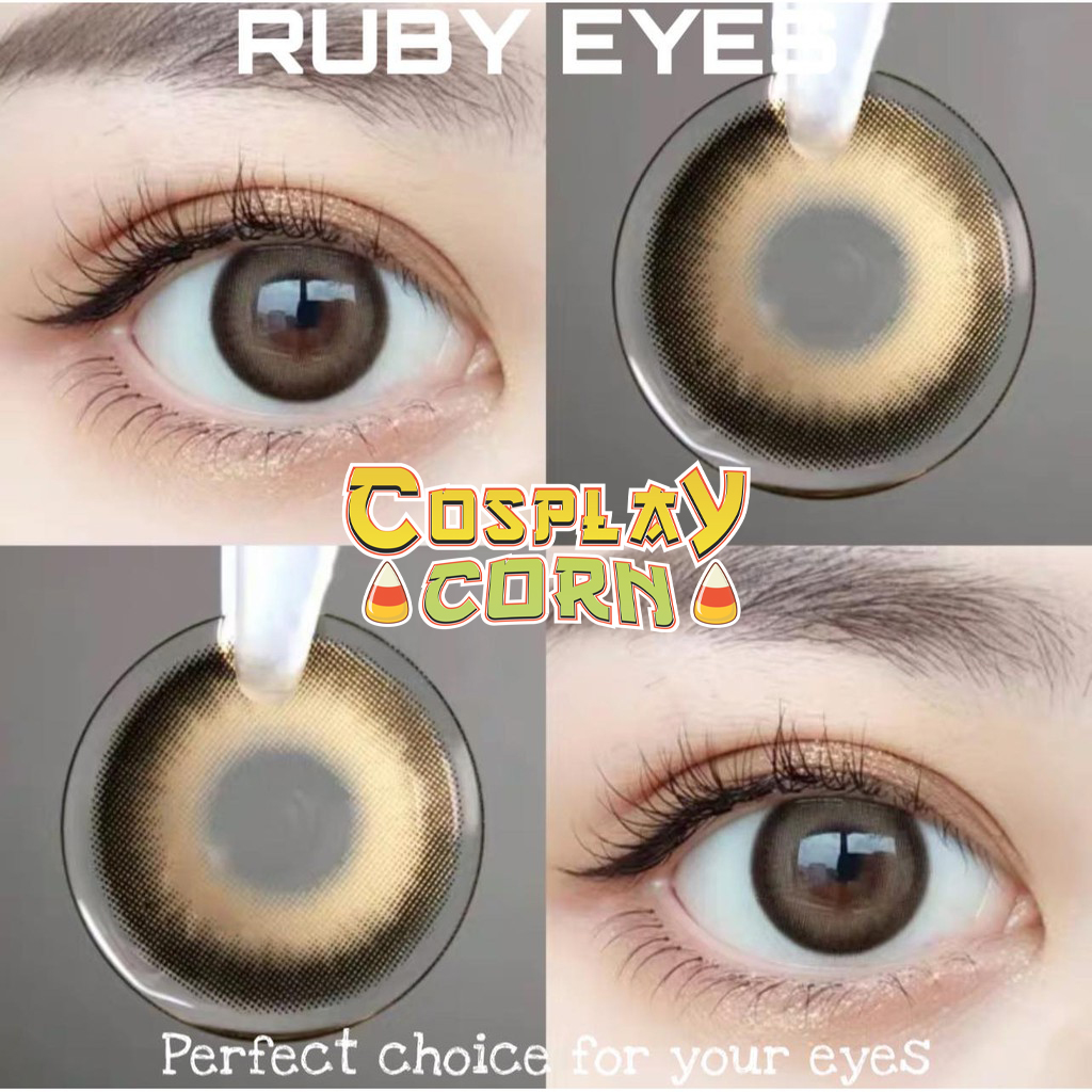 Tổng Hợp 14 Mẫu Lens Ruby Eyes Nâu Hot