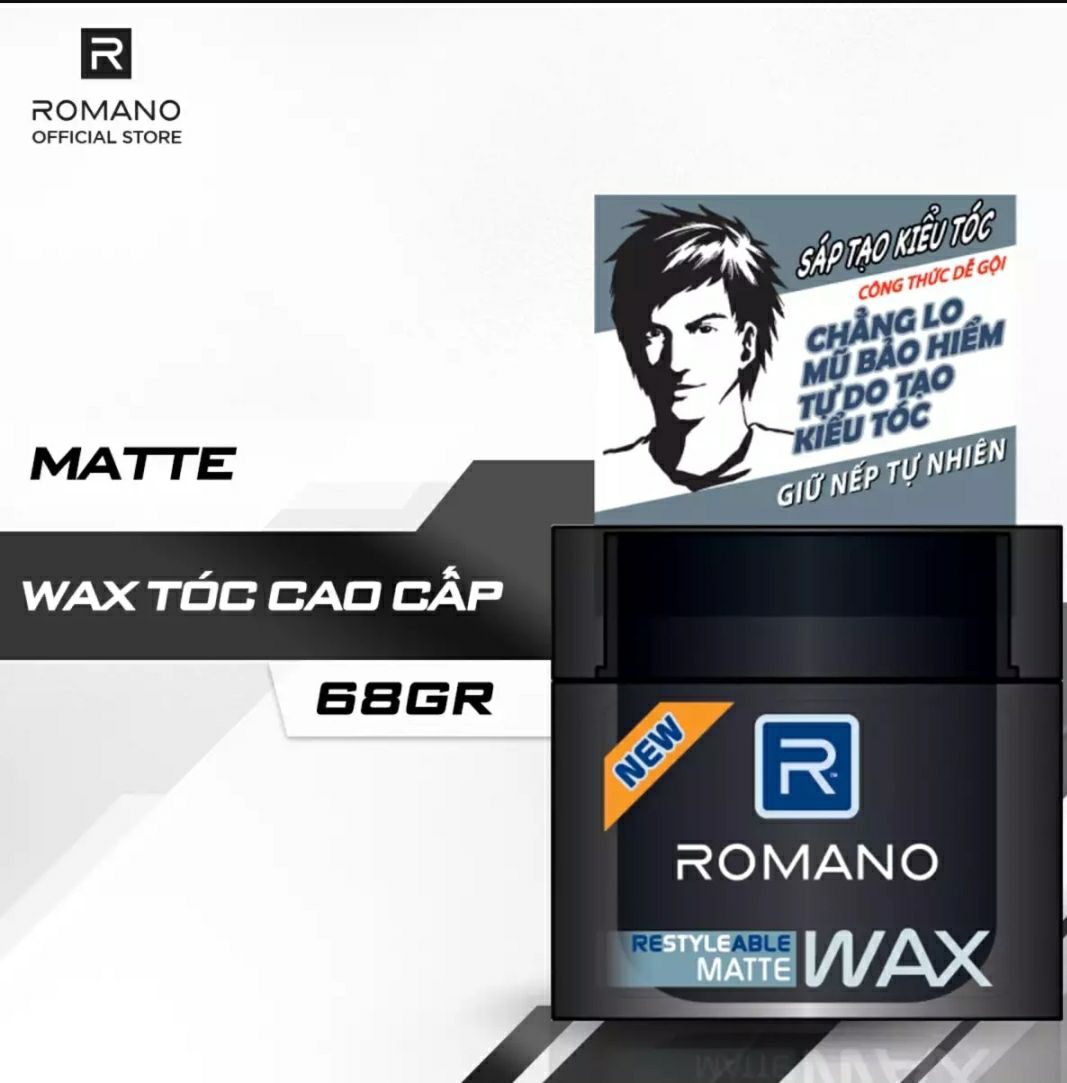Sáp vuốt tóc Romano 68g