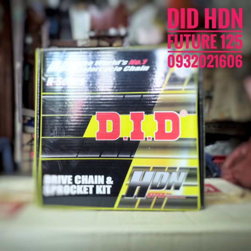 Nhông sên dĩa DID HDN xe Honda Future 125cc FI sên 10 ly chính hãng Thái